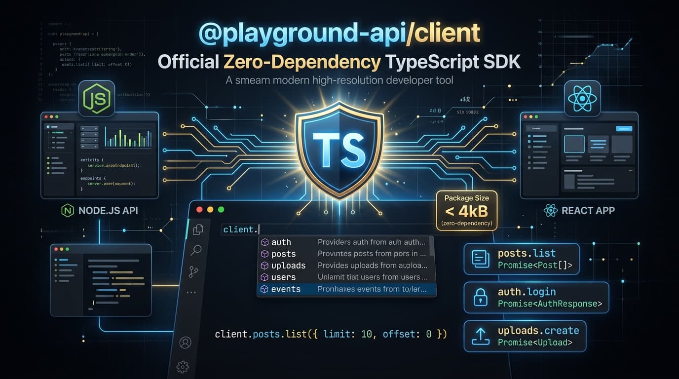 Introducing the Official Zero-Dependency TypeScript SDK for Playground API