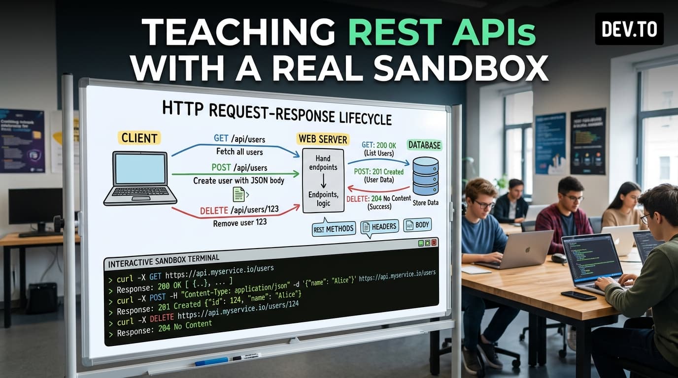 Teaching REST APIs With a Real Backend Sandbox Instead of Static JSON