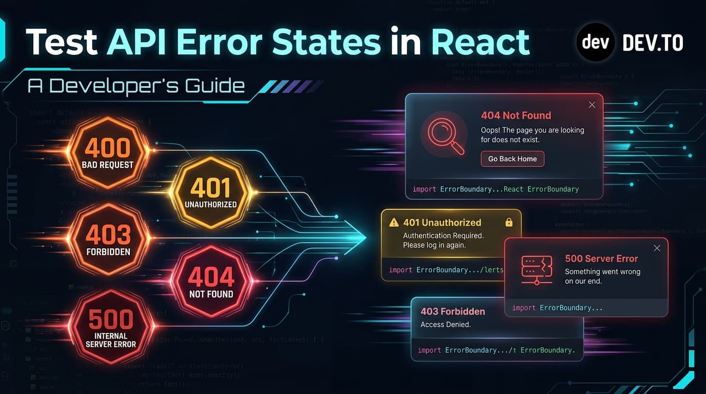 How to Test API Error States in React Without a Real Backend